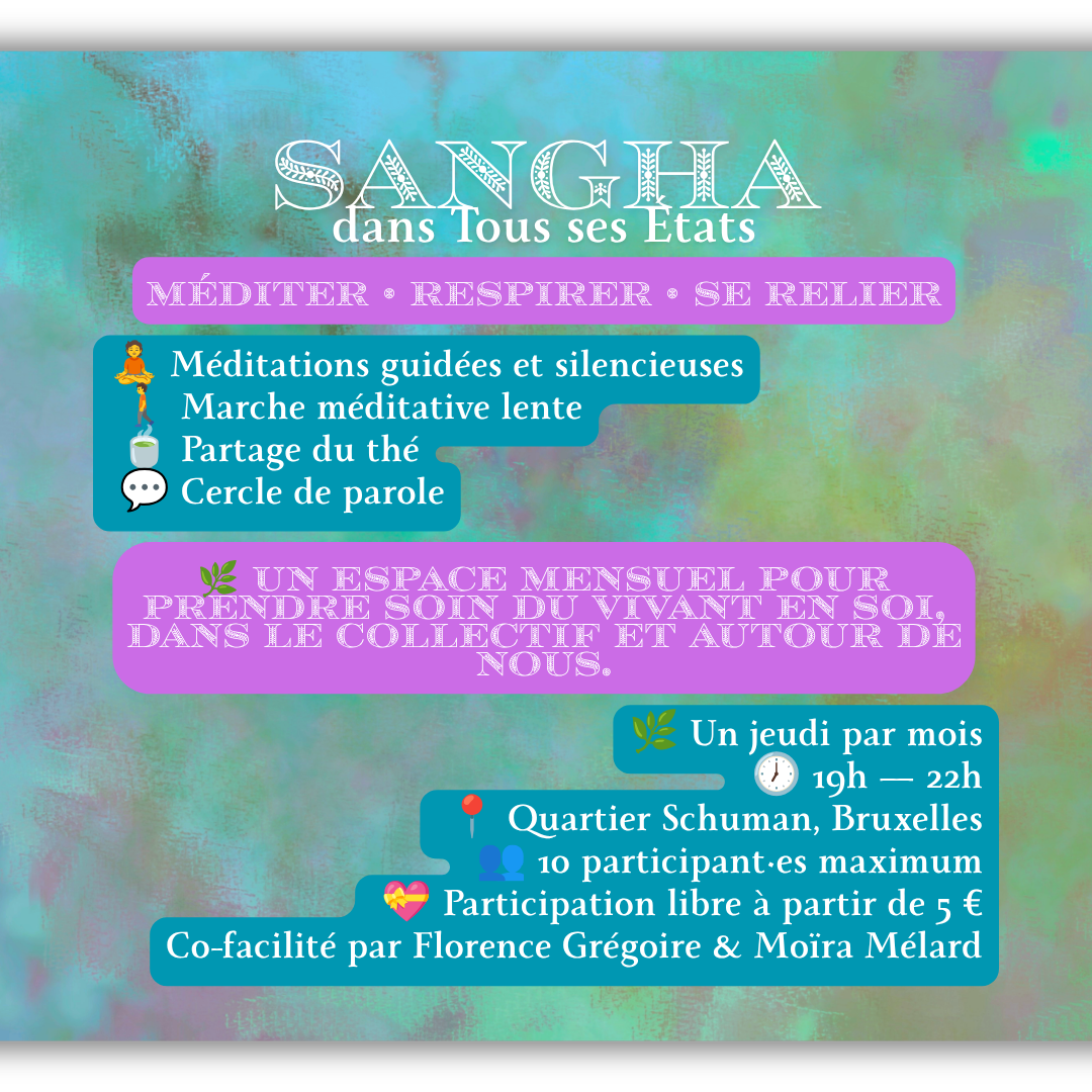 Sangha dans Tous ses États — visuel officiel